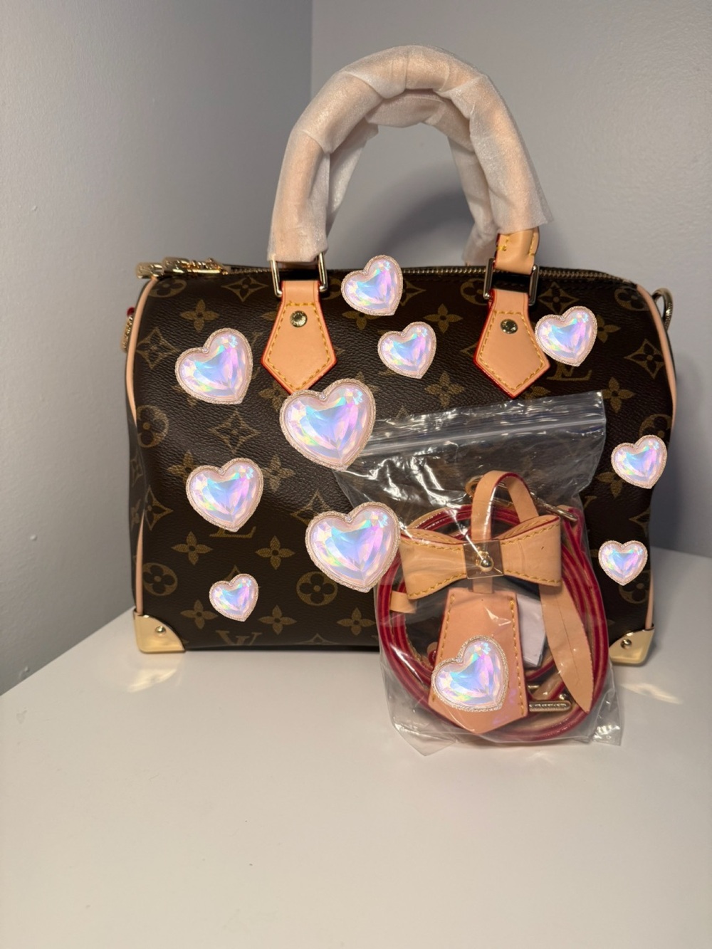 Satchel Bag - Brown & Tan